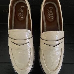 Franco Sarto Balin Lug Sole Loafers Size 6.5 (Runs Small)